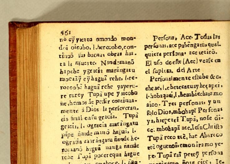 SAA 2017-11-17 Alexandre Surralles (Montoya, Vocabulario de la lengua guarani)