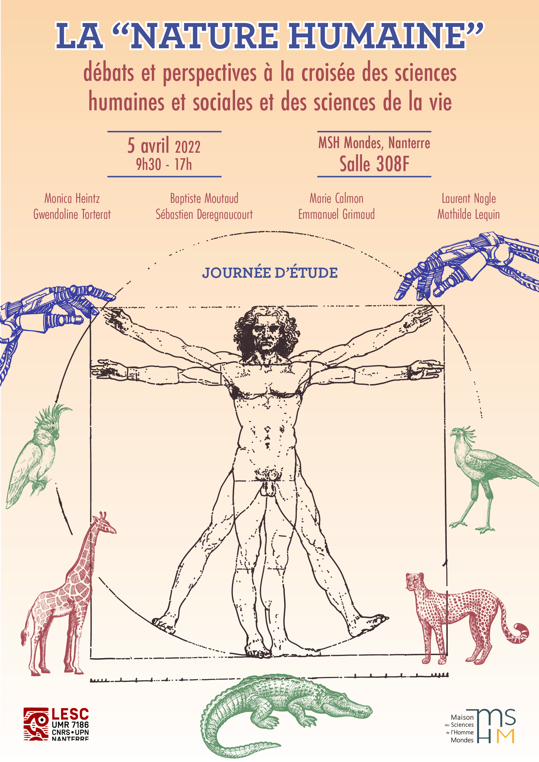 JE La nature humaine Flyer A5