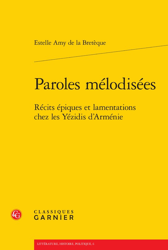Paroles mélodisées. Récits épiques et lamentations chez les ... Image 1