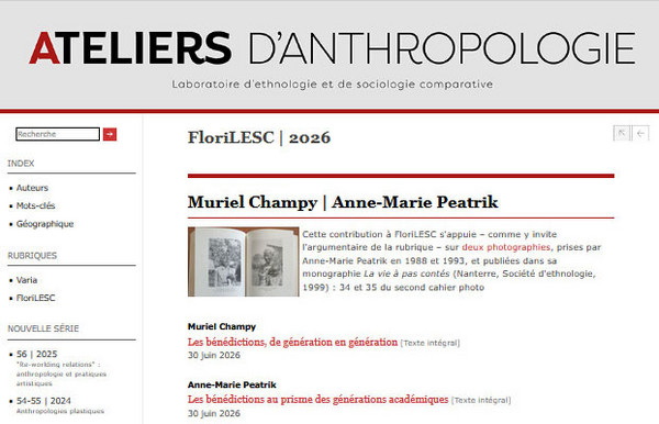 FloriLESC – Anne-Marie Peatrik, par Muriel Champy Image 1